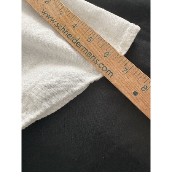 4Our Dreamers Linen Blend Dress Size XL White Henley Cottagecore Beach Lounge - Picture 14 of 16